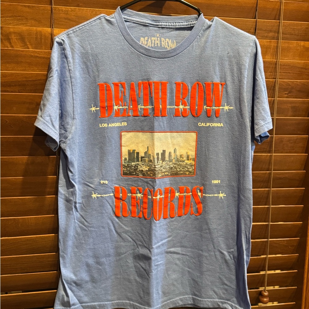 Death Row Records Blue Graphic Tee